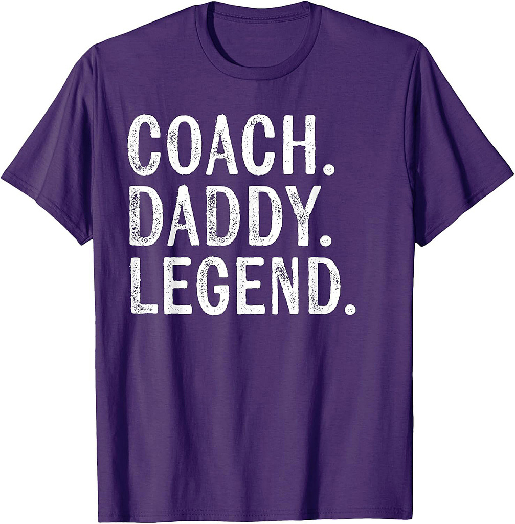 Coaching Gifts Coach Daddy Legend Father's Day Dad T-Shirt