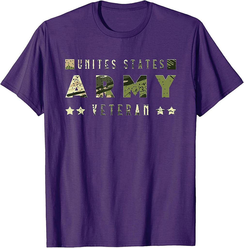 Veteran Outfit for Men Women United States Army Veteran T-Shirt