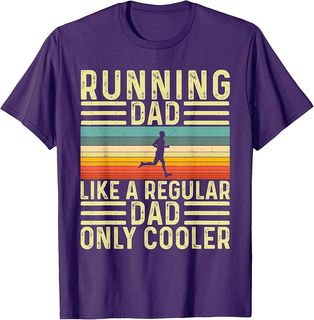 Running Dad Design for Father Day T-Shirt