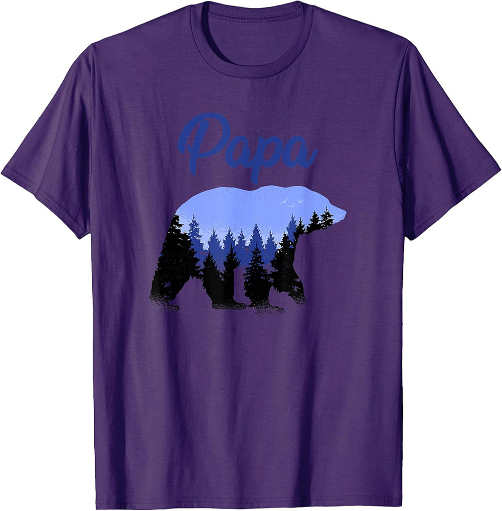 Papa Bear Funny Shirts for Dad Gift Ideas Father's Day T-Shirt