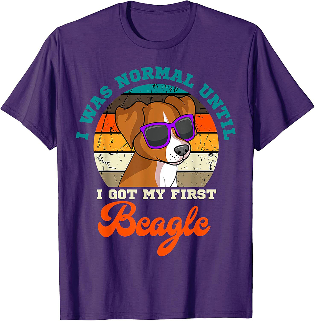 Beagle Retro Vintage Small Scent Dog Hunting Pet Breeder T-Shirt