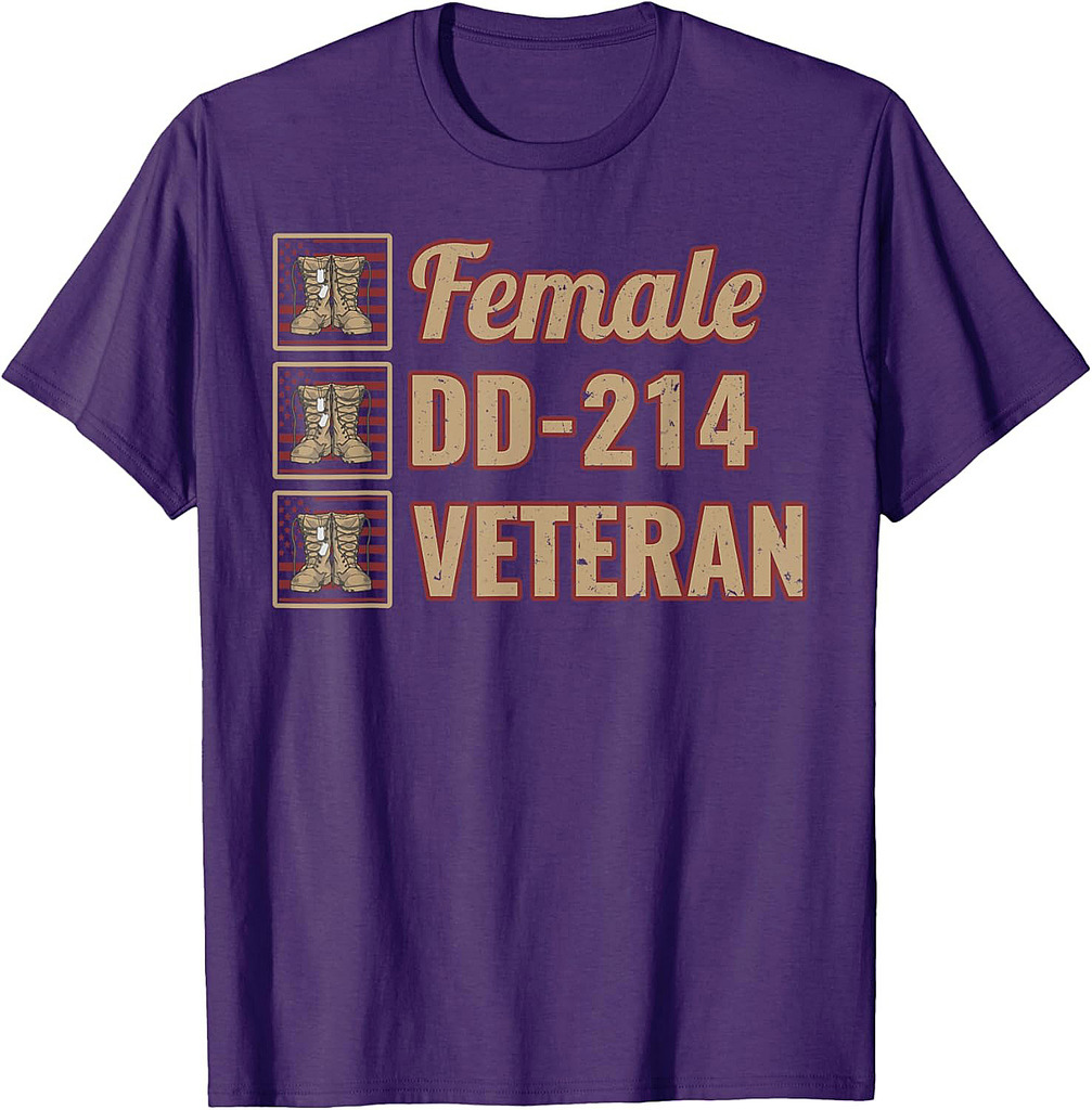 Female Dd-214 Veteran T-Shirt