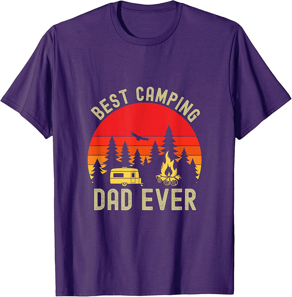 Best Camping Dad Ever Camping Father's Day T-Shirt