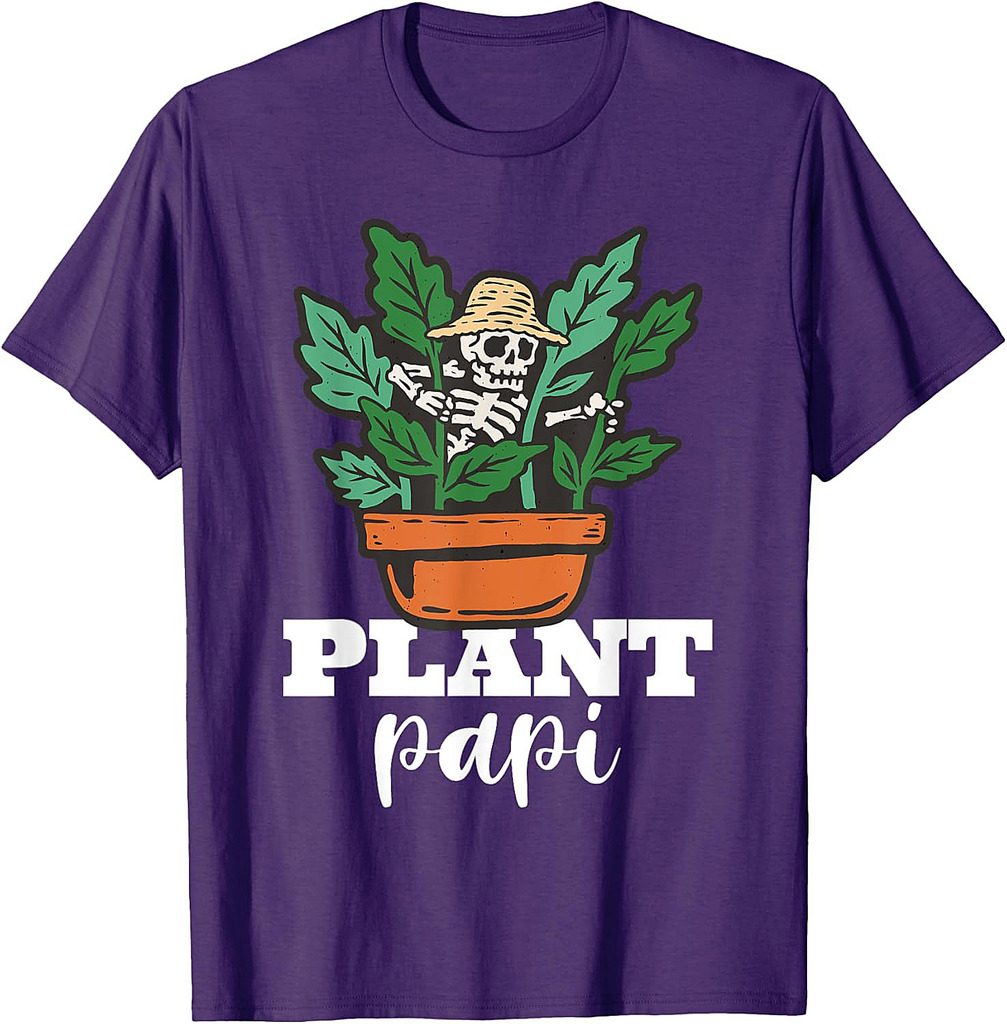 Plant Papi Daddy Father Gardener Gardening Father’s Day T-Shirt