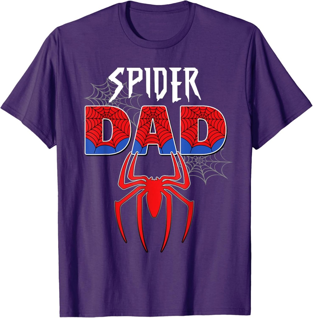 Mens Spider Dad Design Father's Day Matching Family Birthday T-Shirt