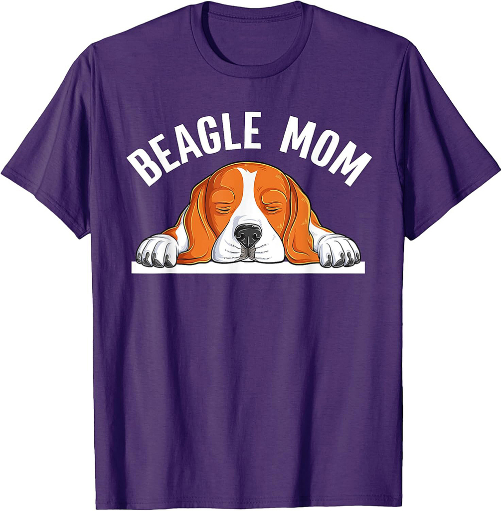 Beagle Mom Cute Dog Mommy Beagle Lover T-Shirt
