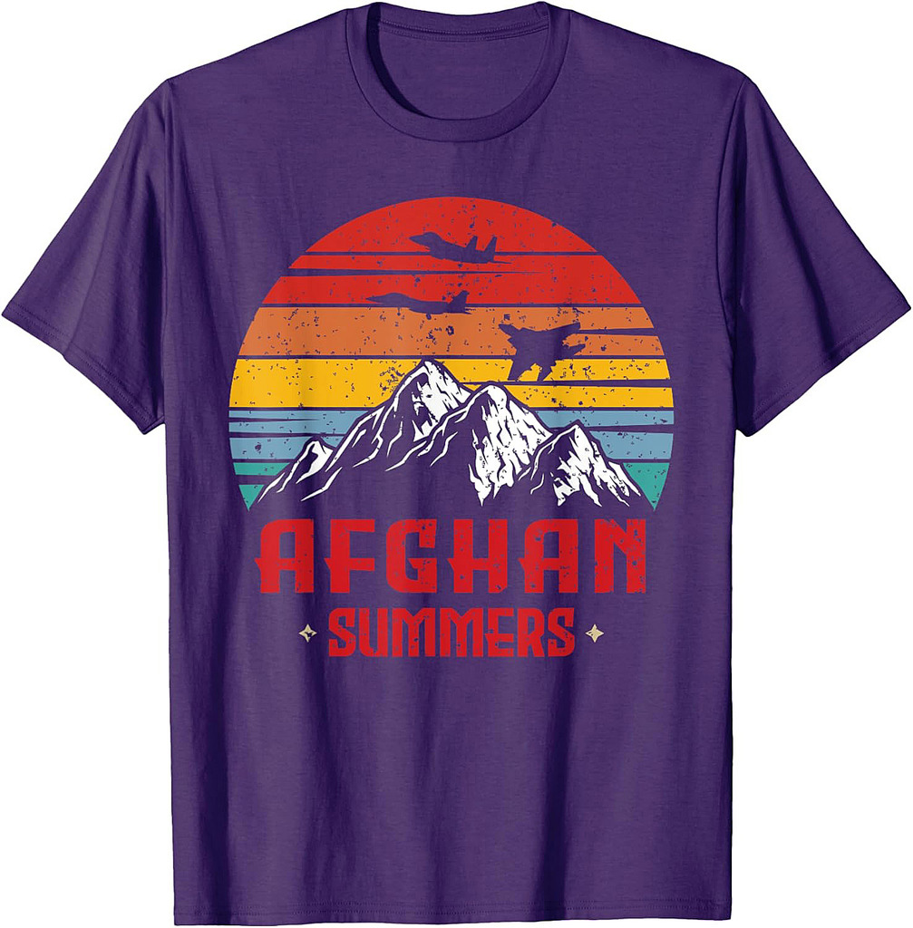 Afghan Summers Veteran Shirt Funny Afghanistan Veteran Gift T-Shirt