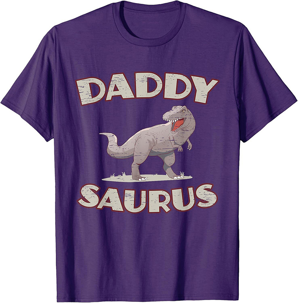 Daddy Saurus Wildlife Daddy Father's Day Dinosaurs Dino T-re T-Shirt