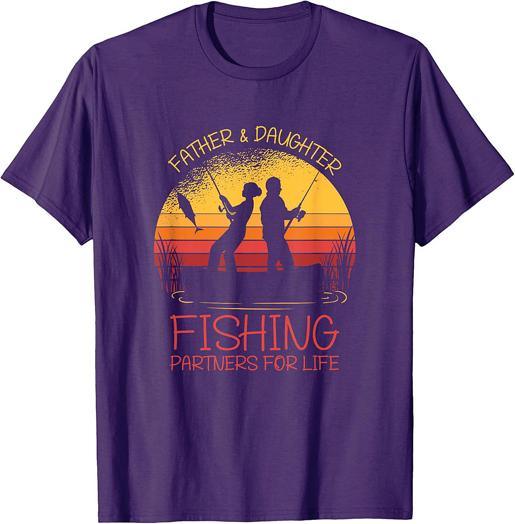 Father & Daughter Fishing Partner For Life Best Father's Day T-Shirt