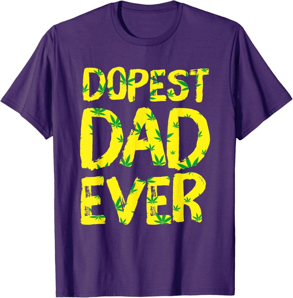 Mens Retro Vintage Dopest Dad Ever Funny Father's Day T-Shirt