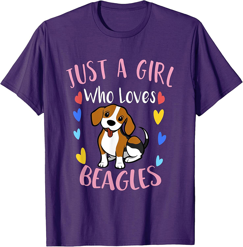 Cute Just a Girl Who Loves Beagles T-Shirt