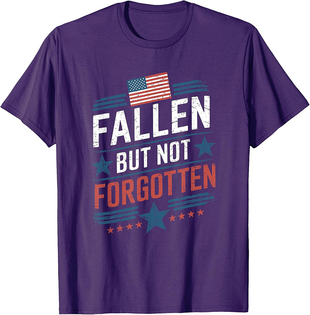 4th of July Veterans Memorial Day Quote Patriot US Flag T-Shirt
