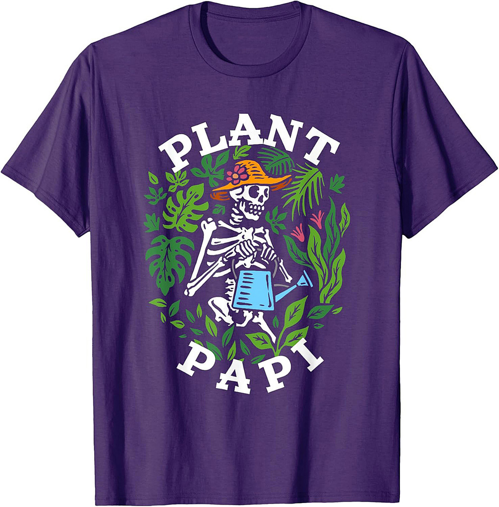 Plant Papi Daddy Father Gardener Gardening Father’s Day T-Shirt