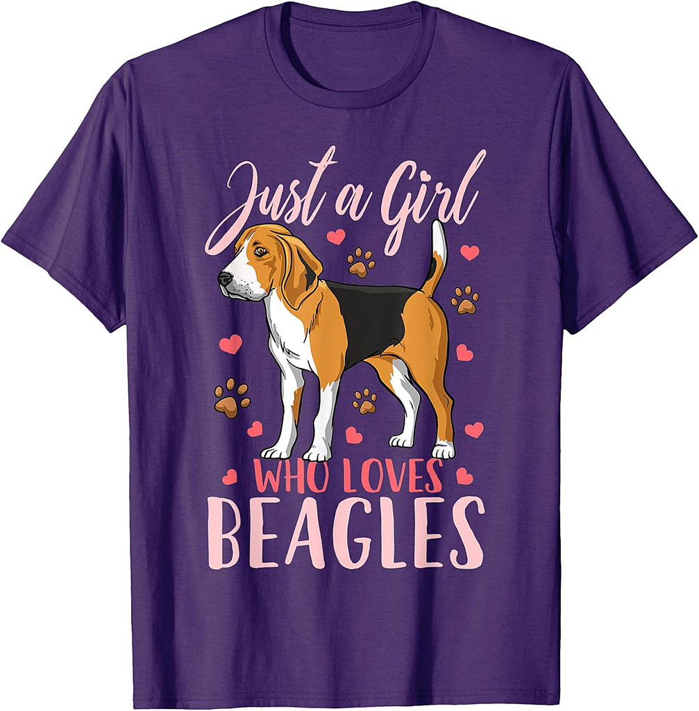 Just a girl who loves beagles T-shirt