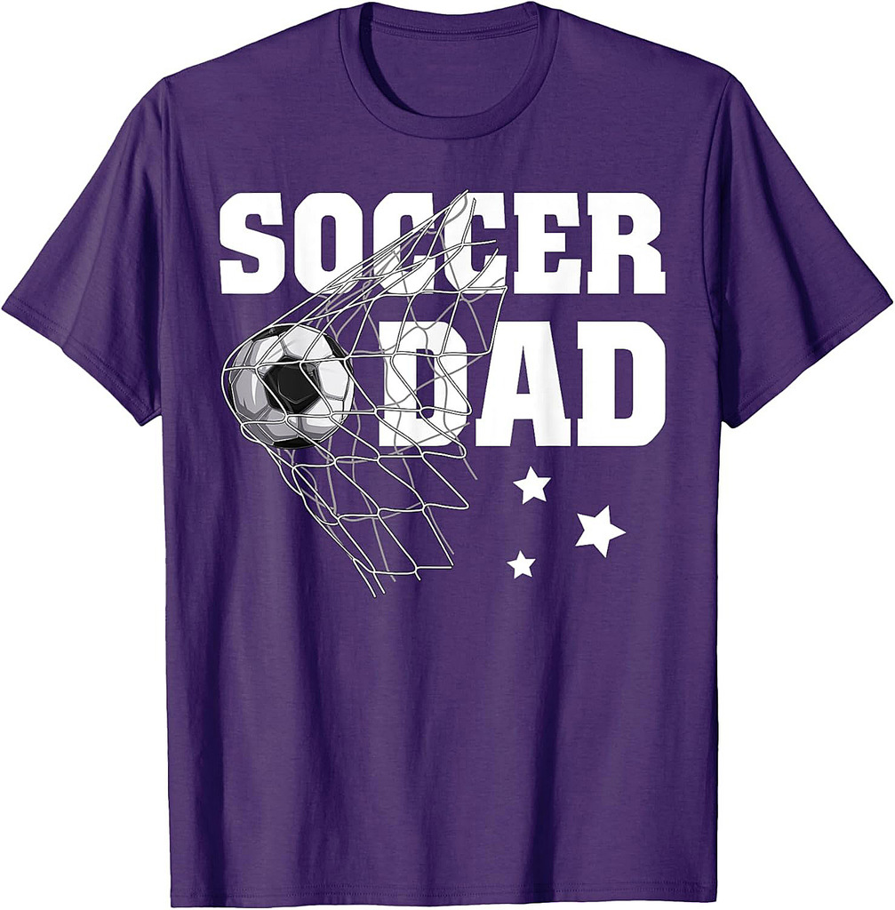Funny Soccer Dad Daddy Soccer Sport Lover Fan Fathers Day T-Shirt
