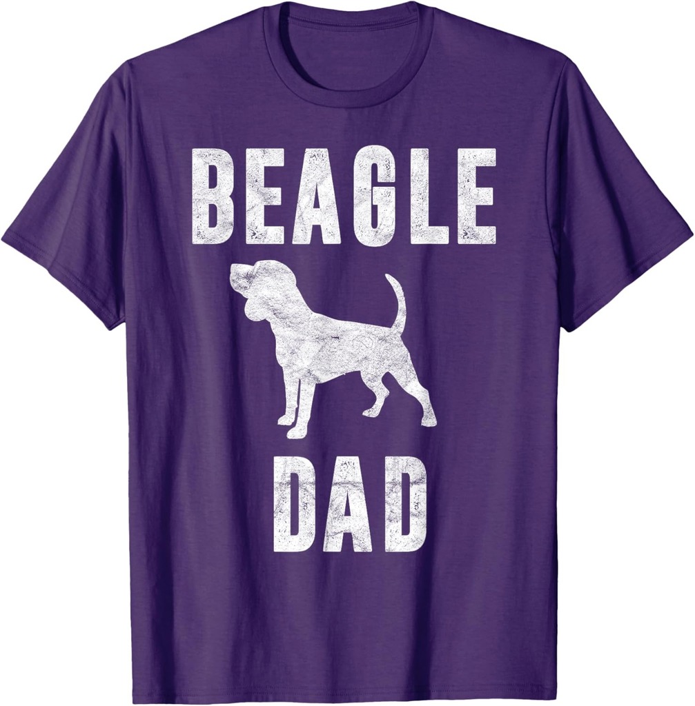 Vintage Beagle Dad Dog Daddy Beagle Father T-Shirt
