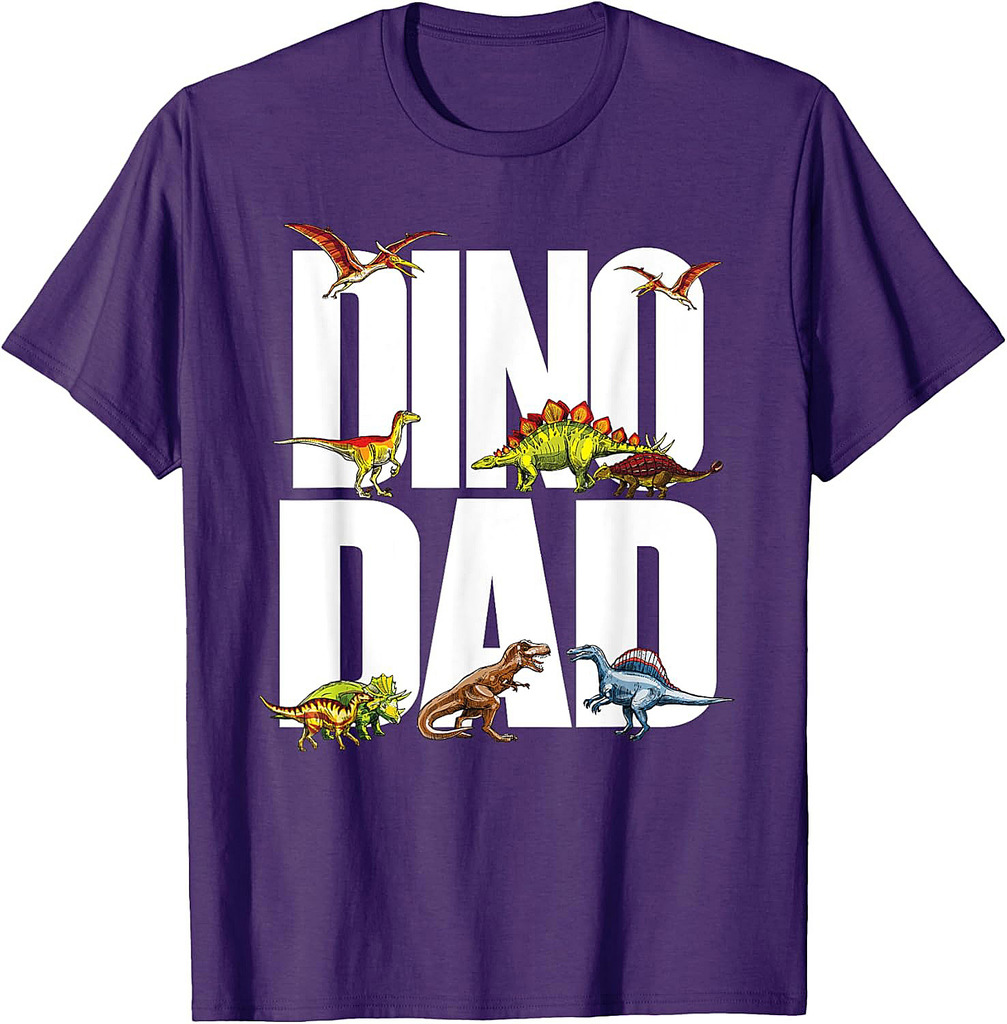 Dinosaur Dad Dinosaur Parent Father's Day Gift for Dino Dads T-Shirt