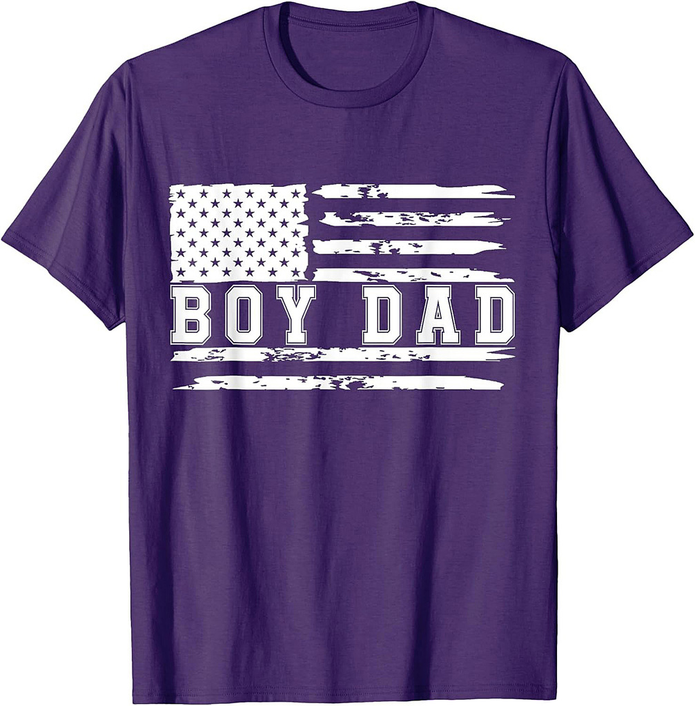 Proud Dad Of Boy Father of Boys For Dad Xmas Fathers Day T-Shirt