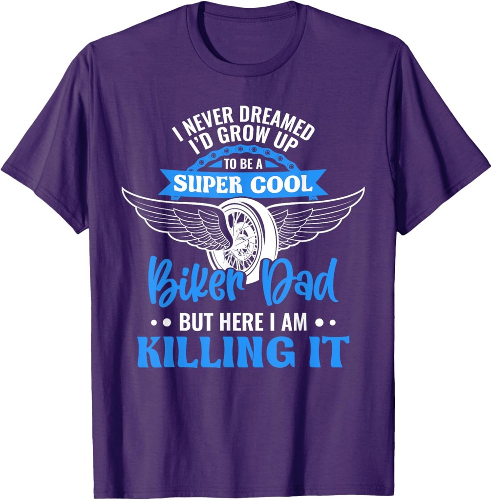Motorcycle Shirt Dad Motorbike Graphic Funny Biker Dad T-Shirt