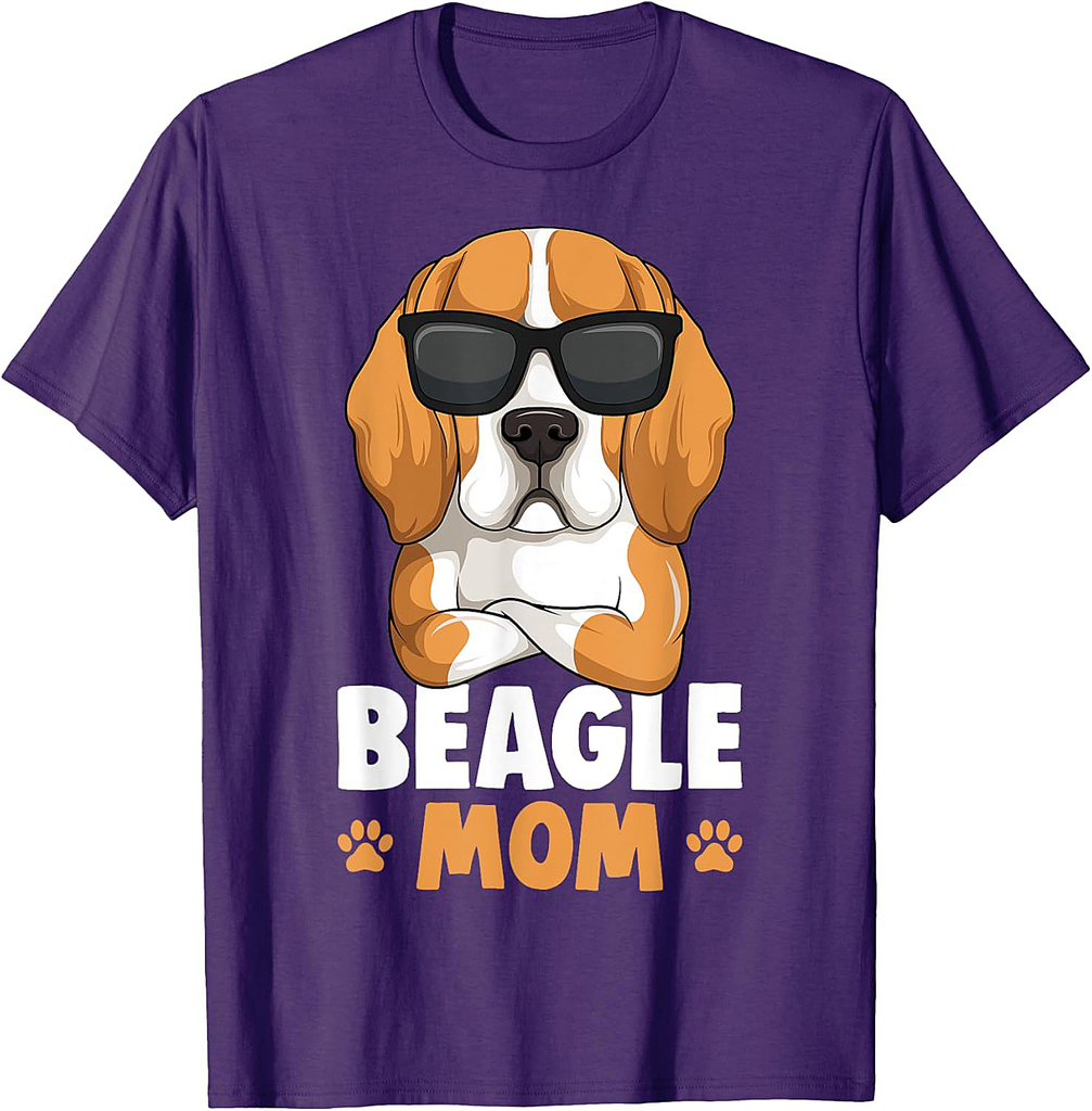 Beagle Mom Dog Mama Women T-Shirt