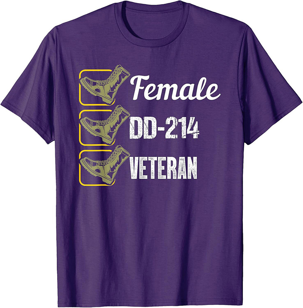 Female Dd-214 Veteran T-Shirt