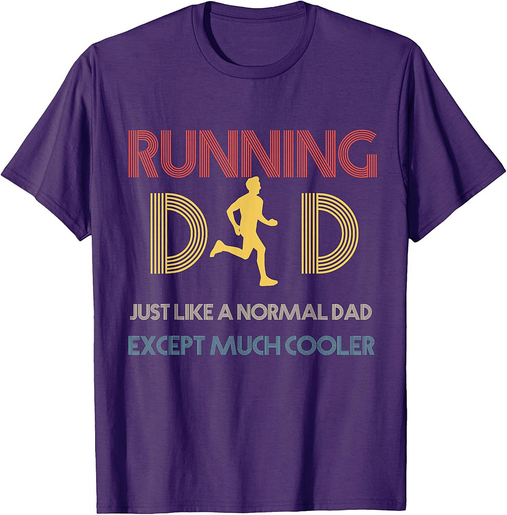 Men's Father Runner Father's Day Running Dad T-Shirt