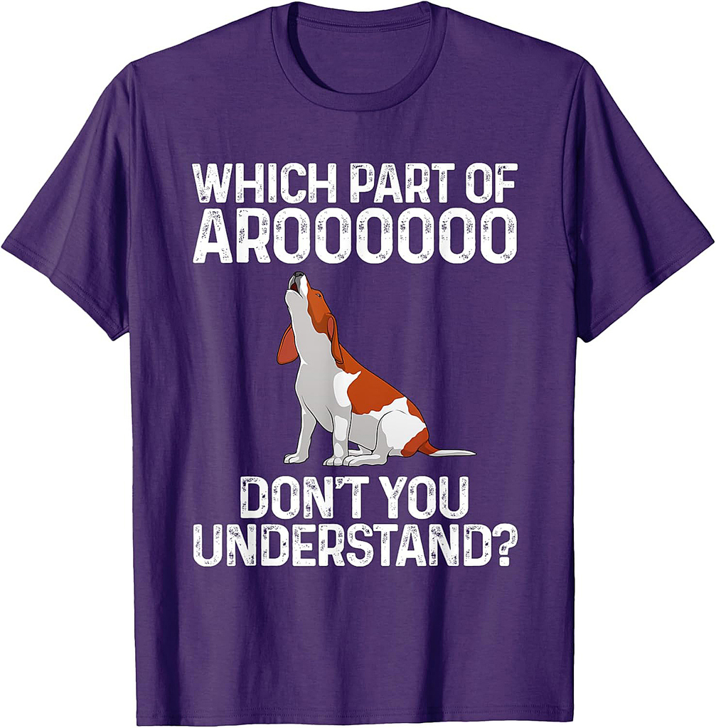 Funny Beagle Design For Men Women Hound Beagle Dog Lovers T-Shirt
