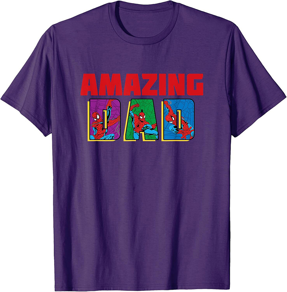 Marvel Spider-Man Amazing Dad Birthday Father’s Day T-Shirt
