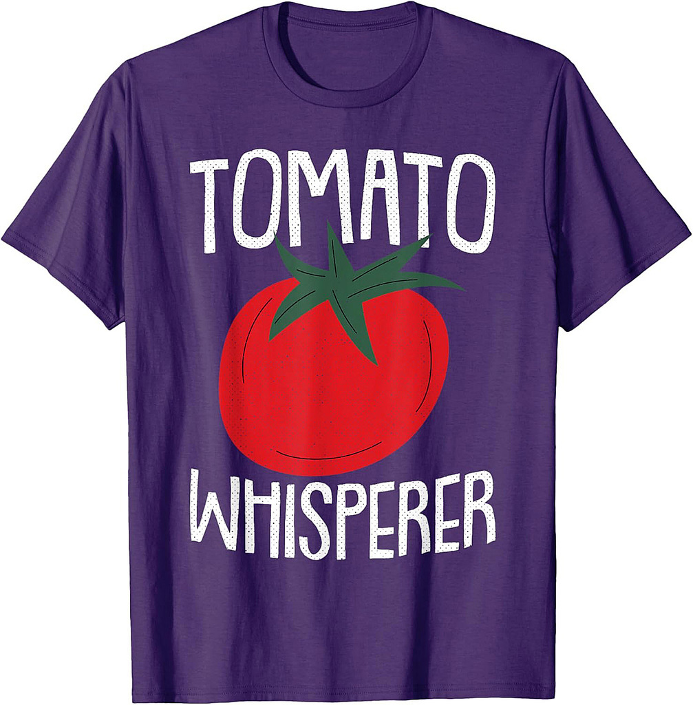 Tomato Whisperer Fathers Day Gardening Dad-dy Dada Gardener T-Shirt