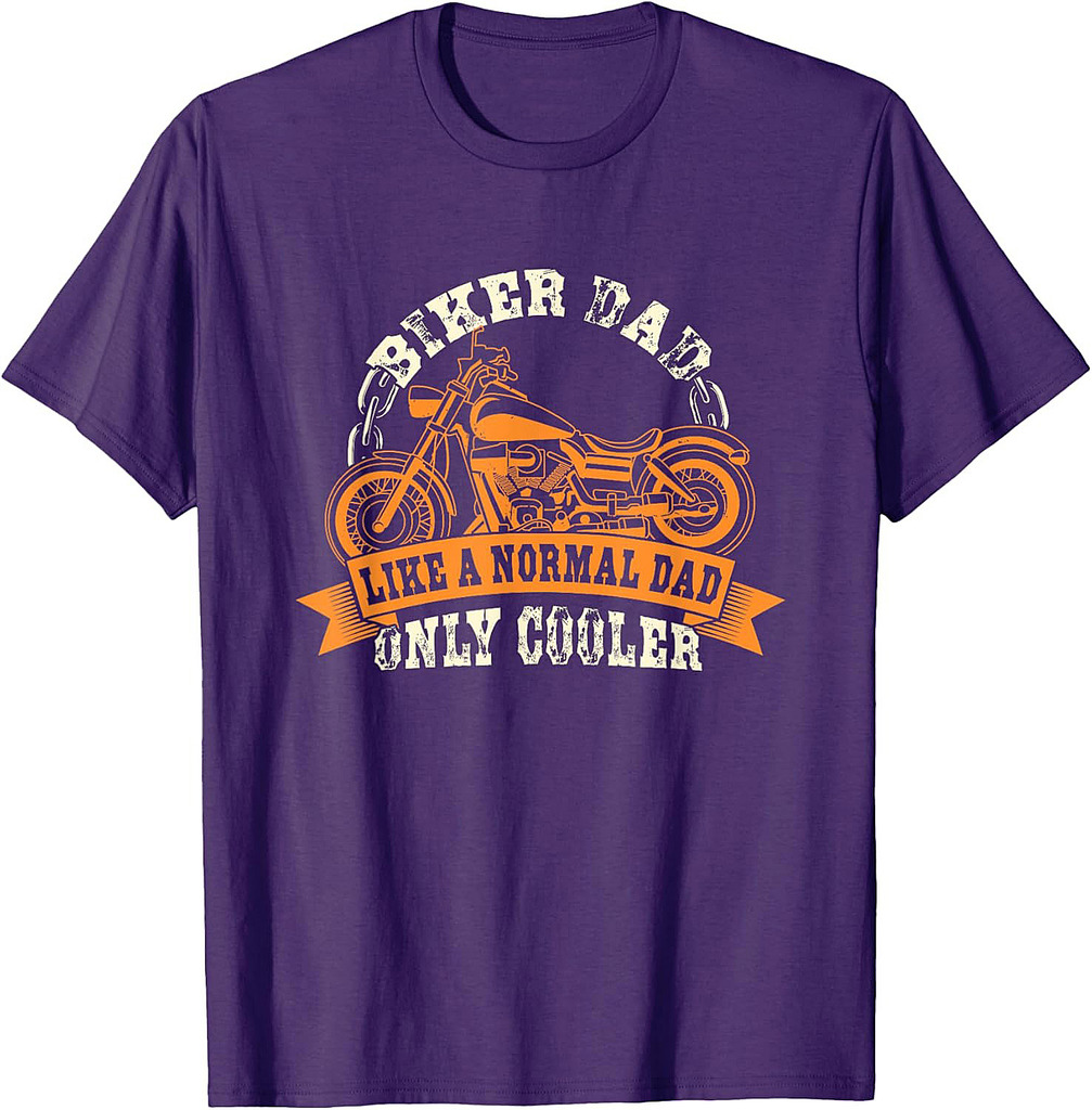 Motorcycle  Father's Day Gift for Dad and Dad Biker Dad T-Shirt