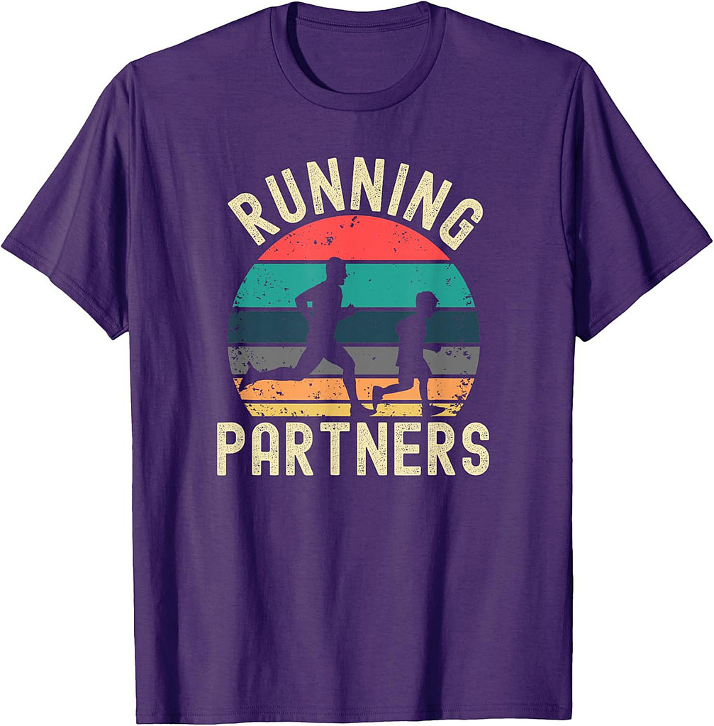 Running Dad, Men's Half Marathon, Jogging Father Son Runner T-Shirt