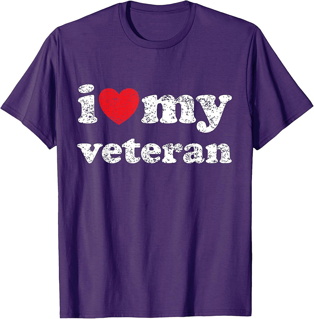 I Love My Veteran T-Shirt