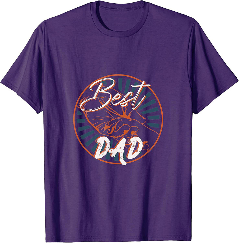 Best Dad In The World Men's Gift T-Shirt