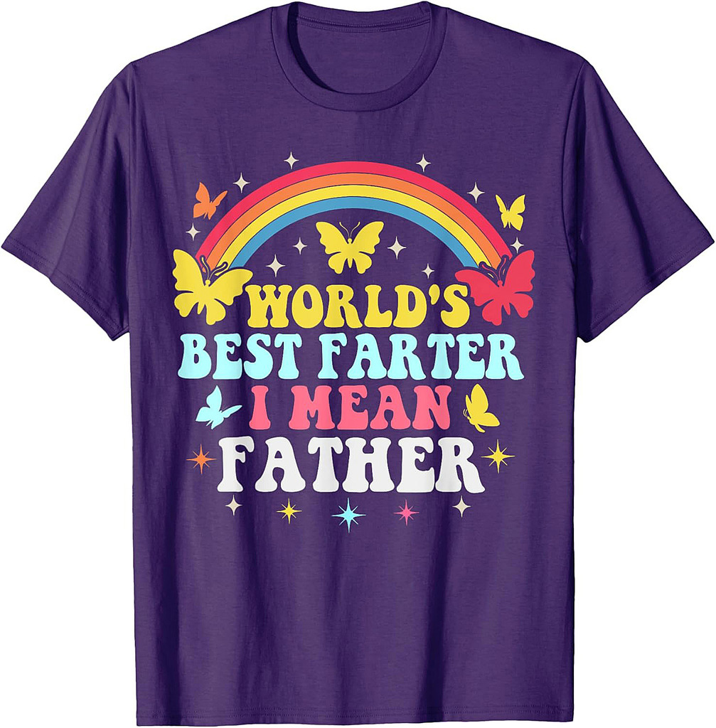 World's Best Farter I Mean Father Dad joke for father's day T-Shirt