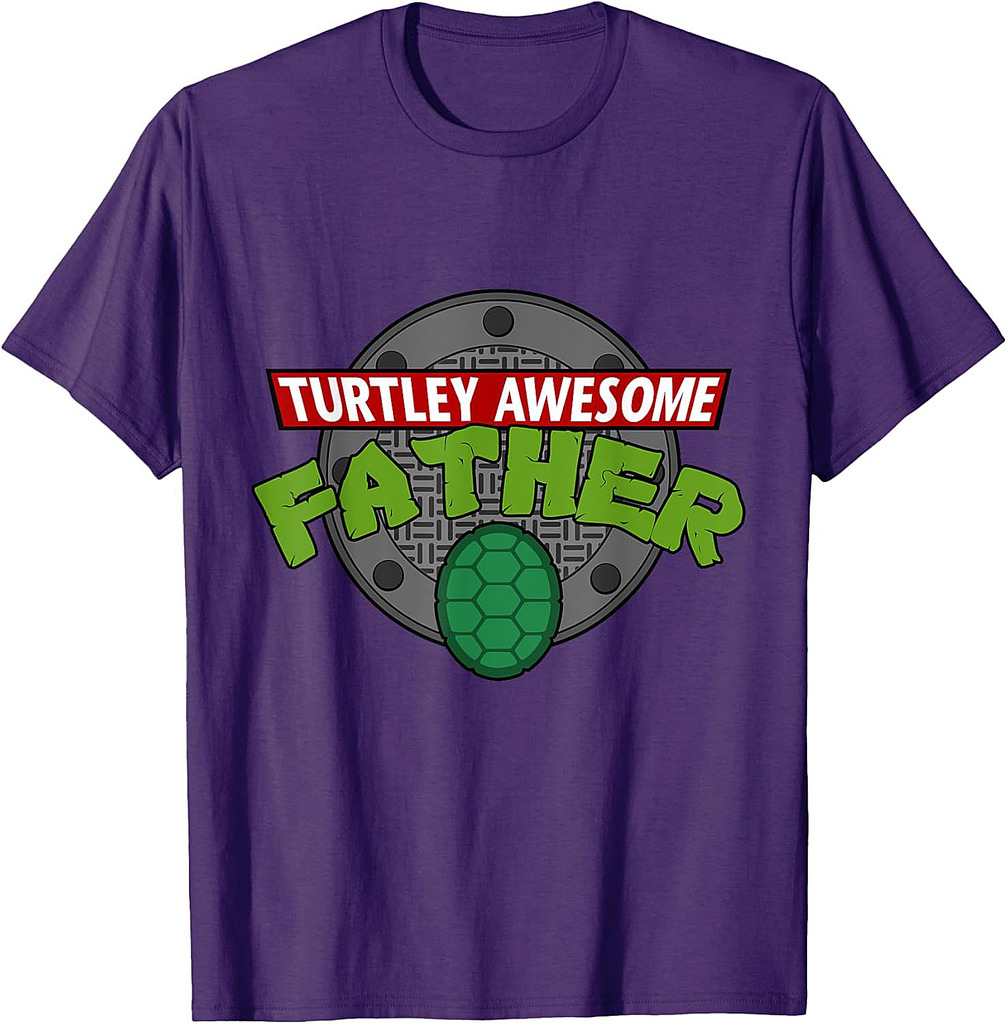 Turtley Awesome Father Awesome Fathers Day T-Shirt