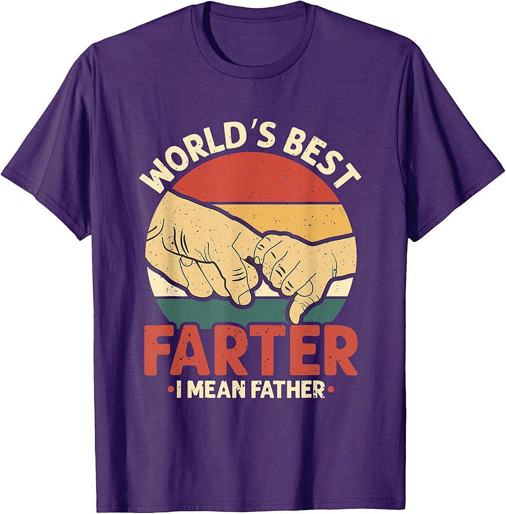 Vintage World's Best Farter I Mean Father T-Shirt