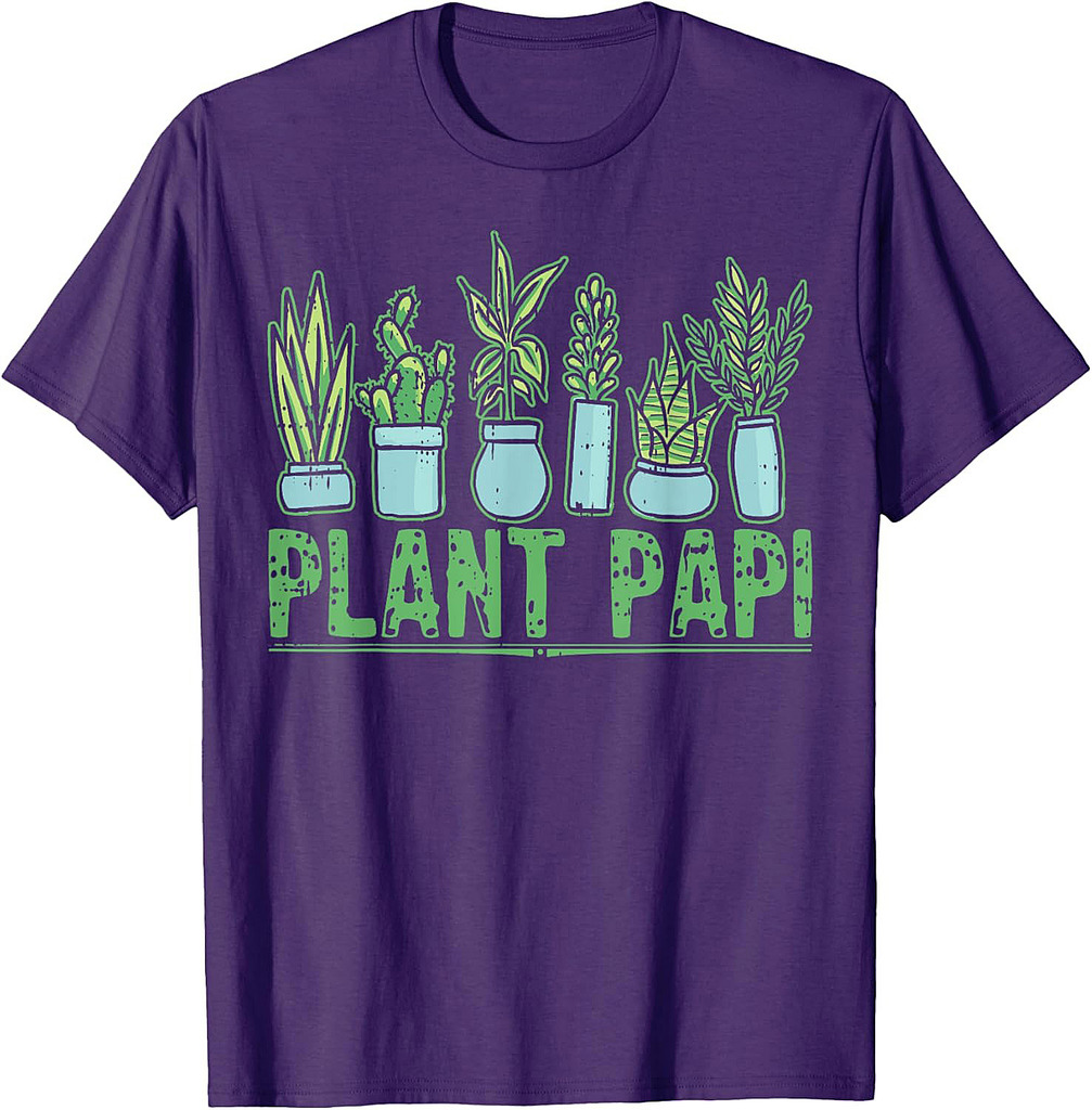 Plant Papi Daddy Father Gardener Gardening Father’s Day T-Shirt