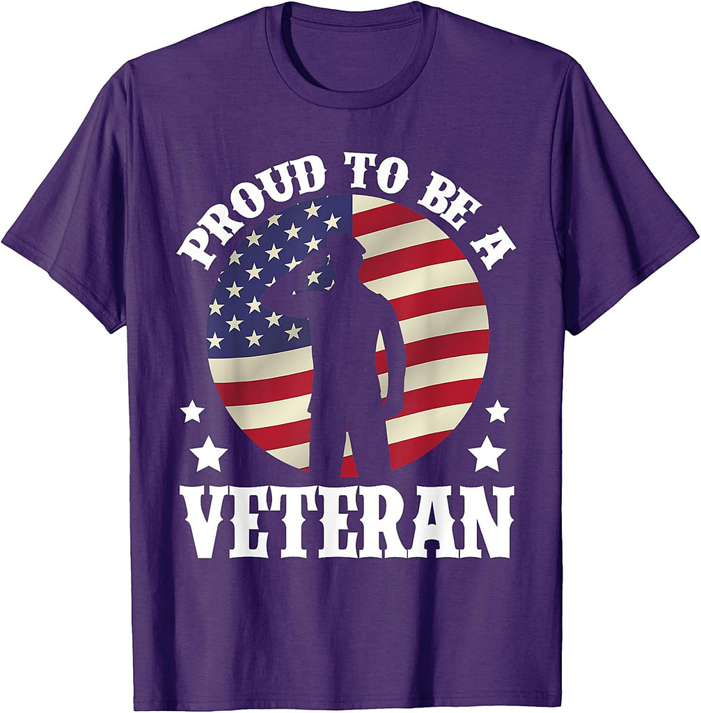 Proud USA Veteran T-Shirt  Veterans Day
