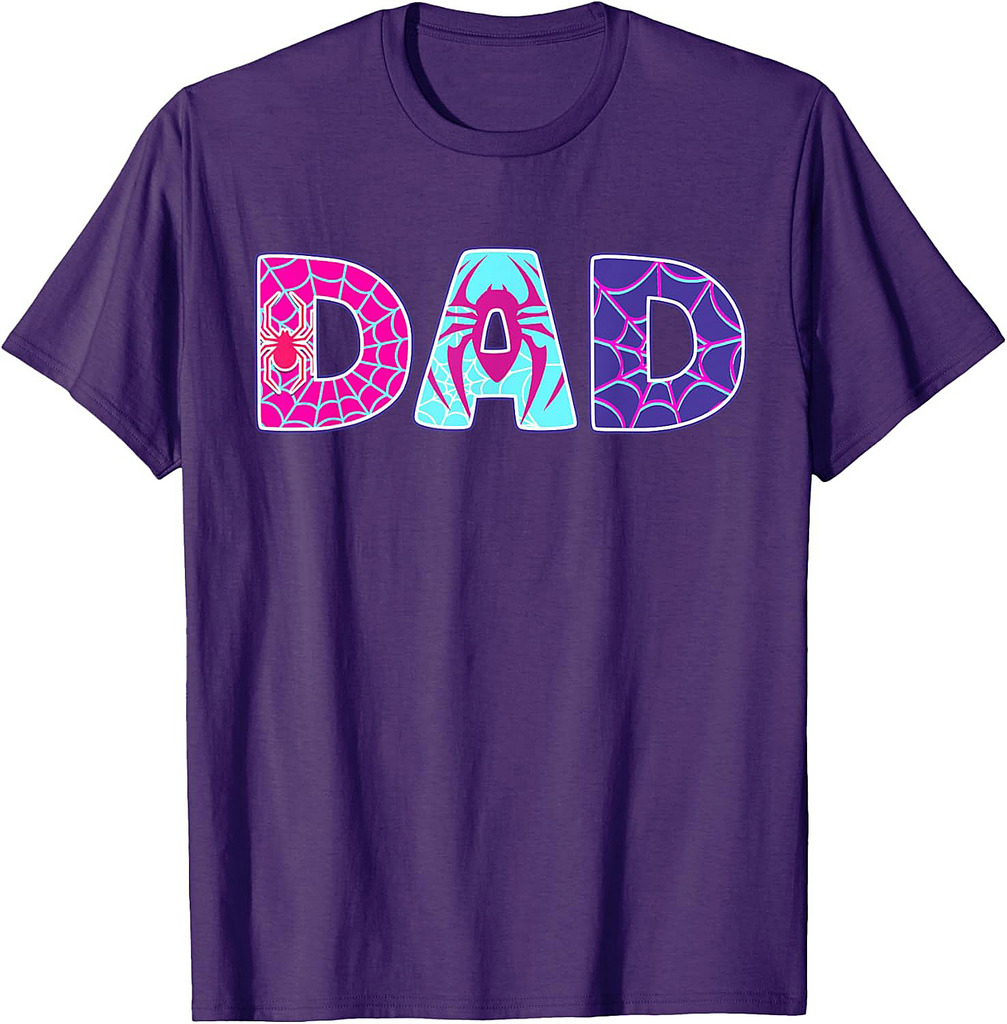 Men Dad Spider Dad Father's Day T-Shirt
