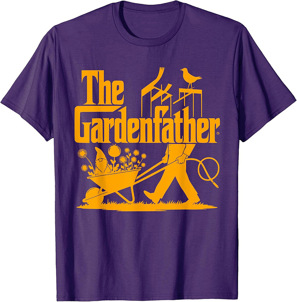 The Gardenfather Funny Gardening Dad Husband, Plant Lover Father T-Shirt