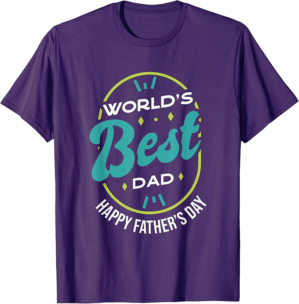 Papa World`s Best Dad Daddy Grandfather Father's Day Grandpa T-Shirt