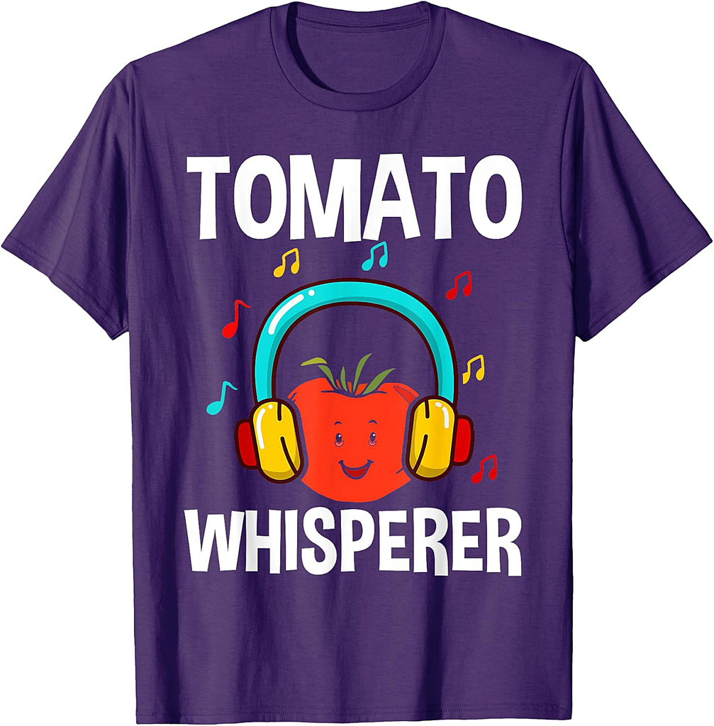 Tomato Whisperer Fathers Day Gardening Dad-dy Dada Gardener T-Shirt