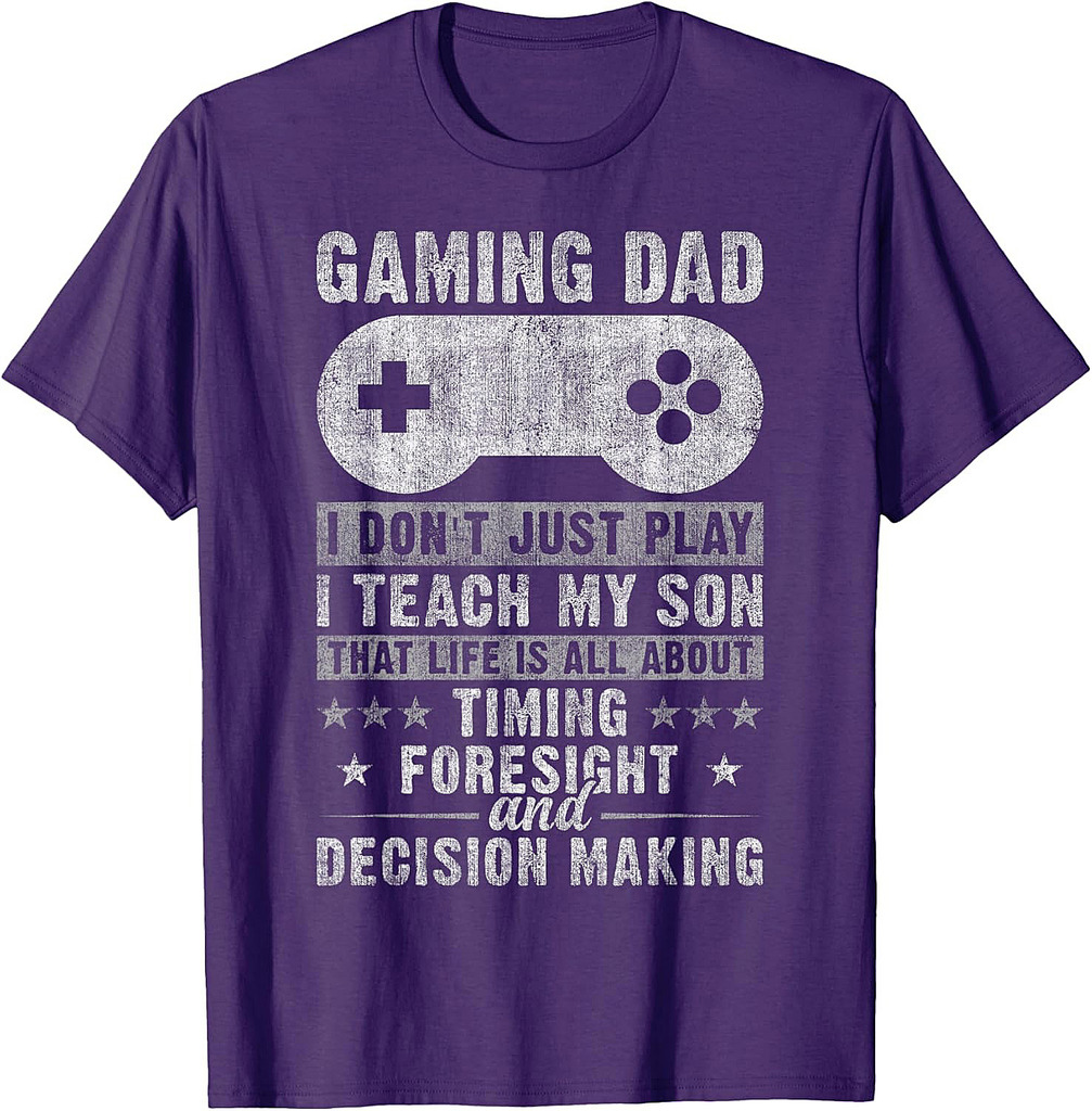 Gaming Dad, Father Son Funny, Father's Day T-Shirt
