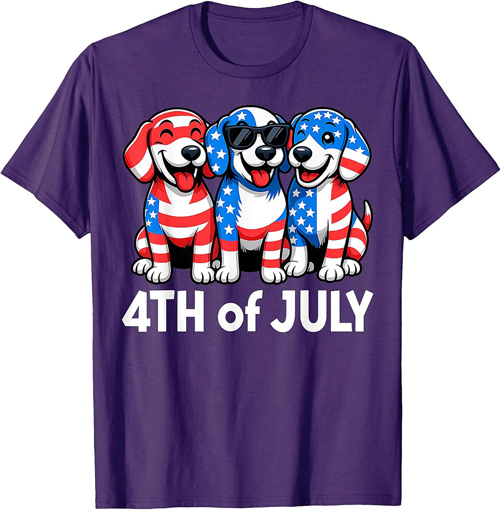 American Beagle 4th of July USA Flag Patriotic Dog Lovers T-Shirt
