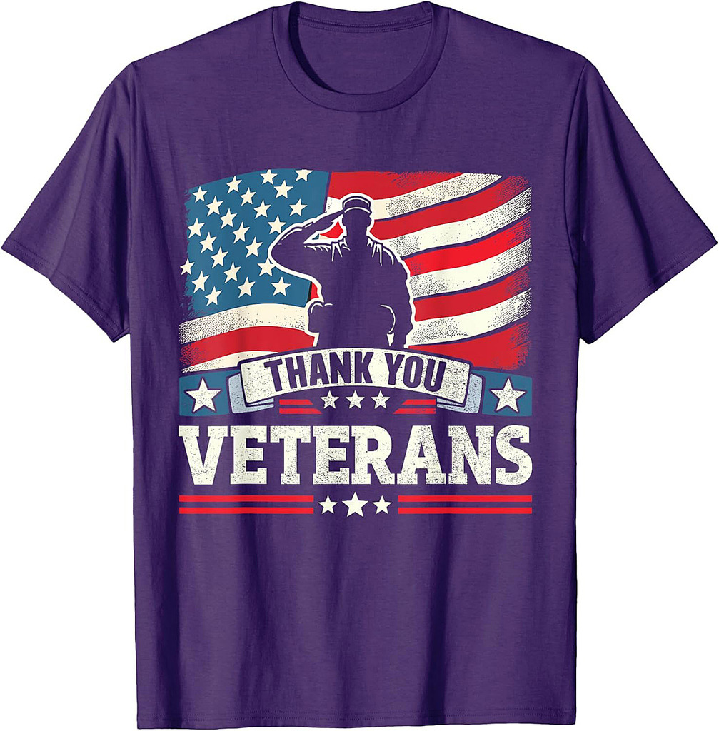 Thank You Veterans Day Proud Soldier For Patriotic American T-Shirt