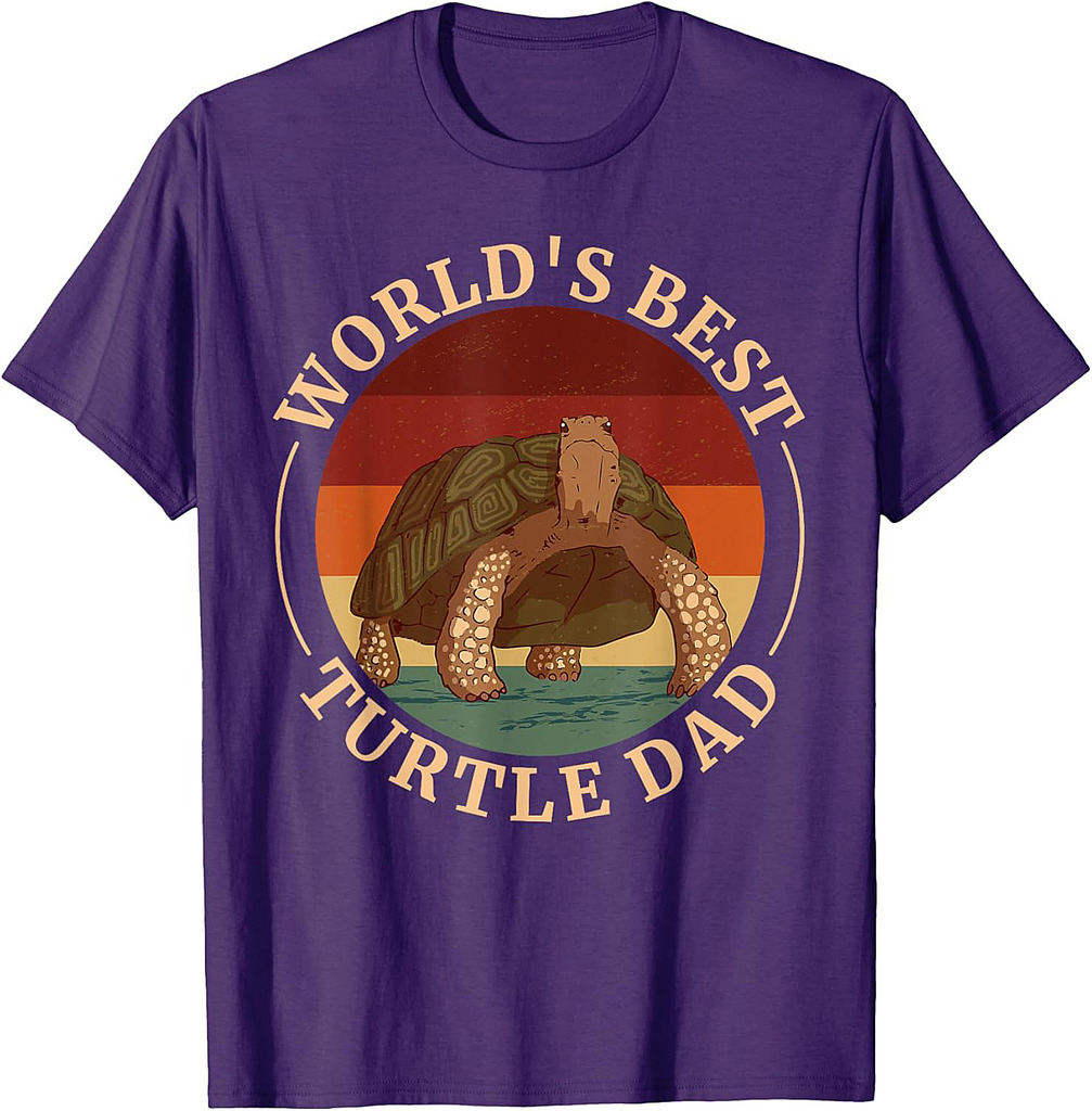 Turtle Animal Lovers Ocean Father Sea Turtle Dad T-Shirt