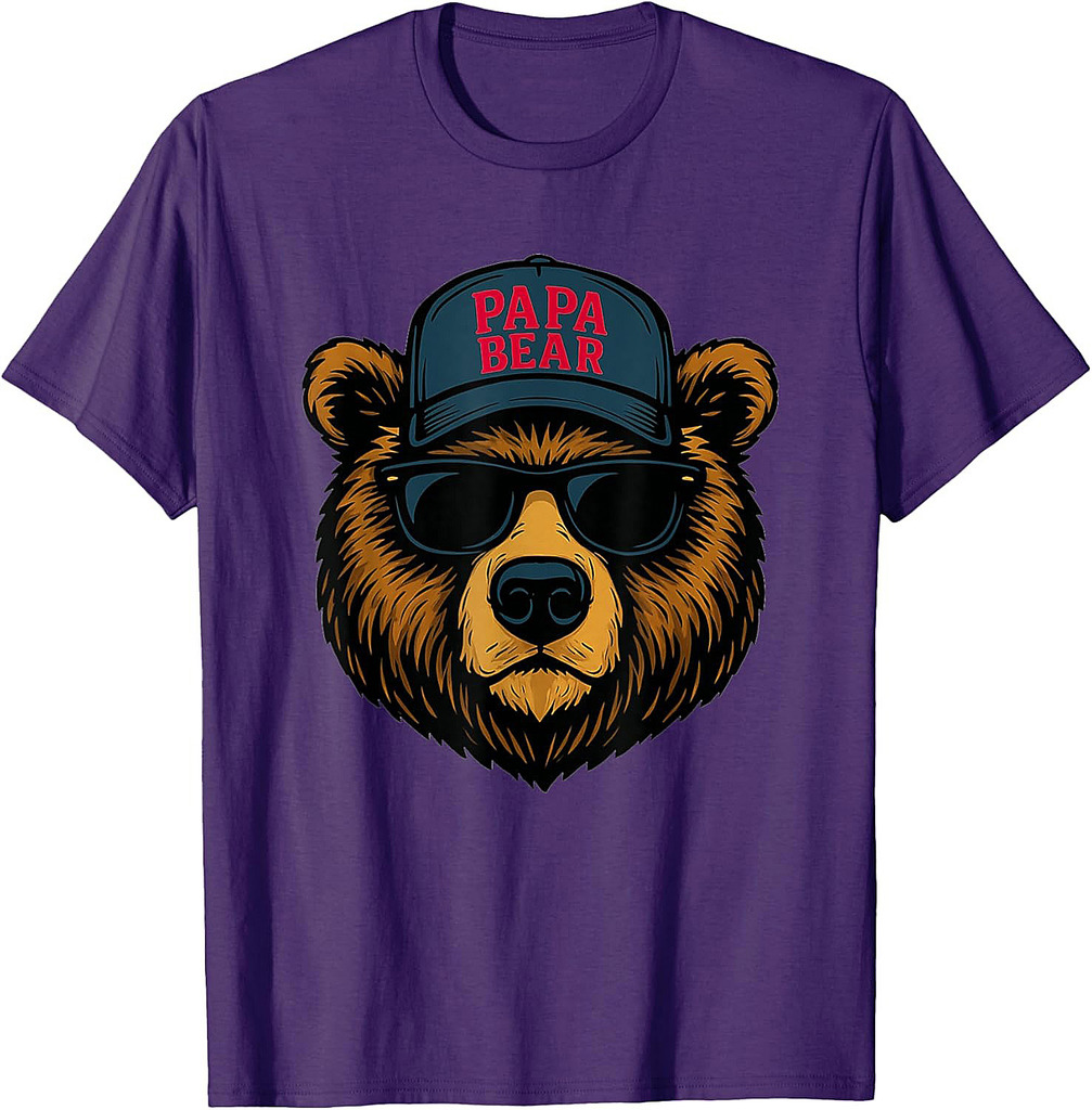 Papa Bear  Father's Day Great Dad Joke T-Shirt