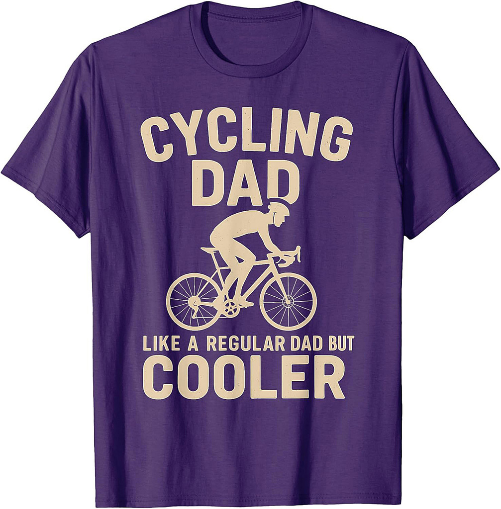 Cycling Dad Bike Rider Dad Racing Funny Cyclist Father's Day T-Shirt