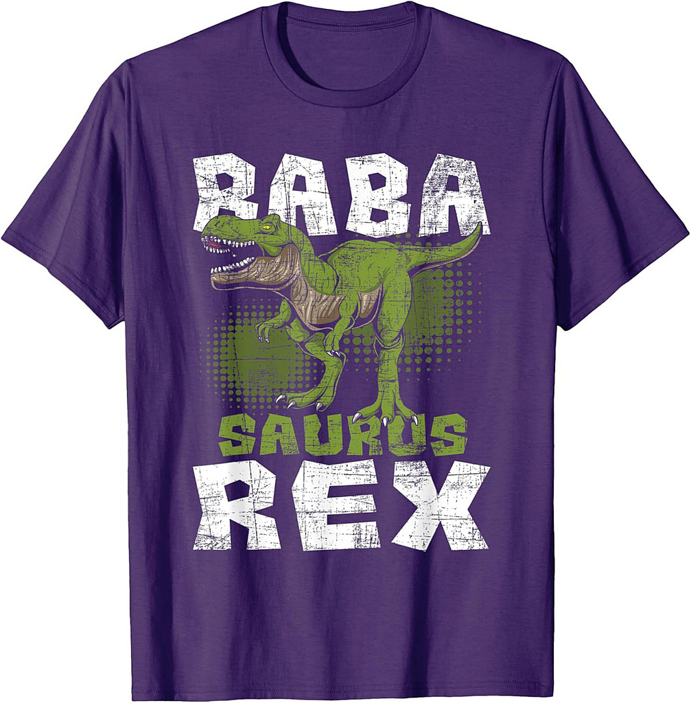 Babasaurus Rex  T Rex Grandfather Fathers Day Dad T-Shirt