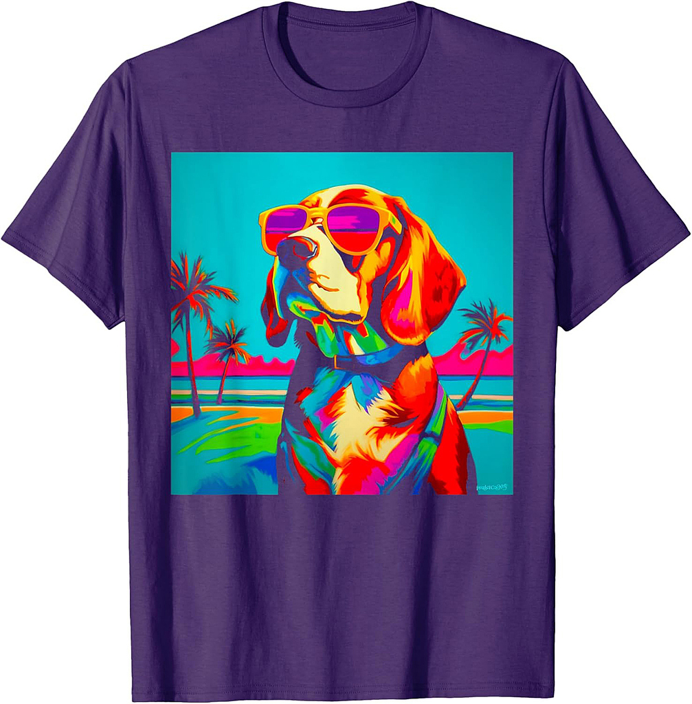 Beagle Summer Vacation T-Shirt